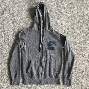 Chattanooga Heather Gray Zip-Up Hoodie